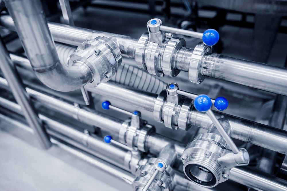 Industrial,Automation,Factory,Food,Equipment,Pipe,Stainless,Tubes.